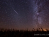 Meteor and Fall Milky Way