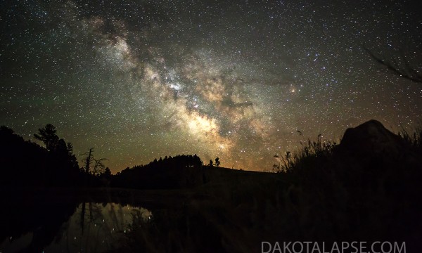 Late June Milky Way in Custer State Park of SD.