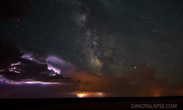 Meteor with Canon 14mm on 5D Mark III Cropped from 14mm