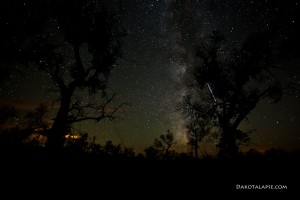 Second camera with ISS and Milky Way