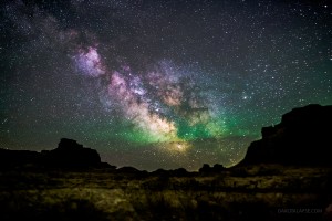 Badlands National Park Milky Way and Airglow