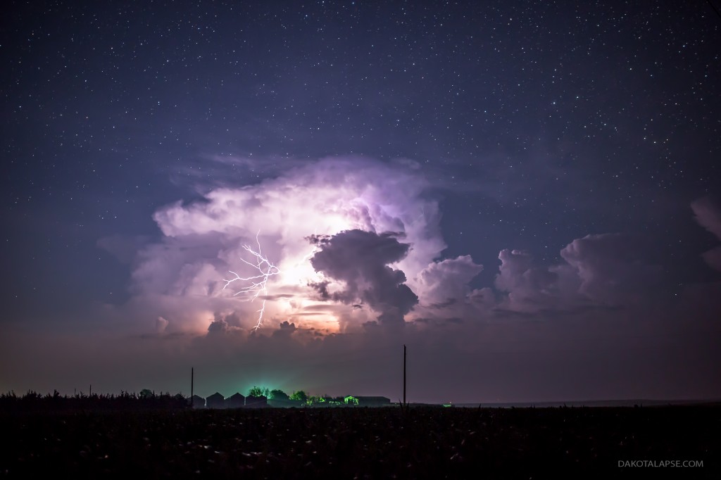 Storm over Farm time lapse frame 4K
