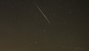 Meteor with persistent train